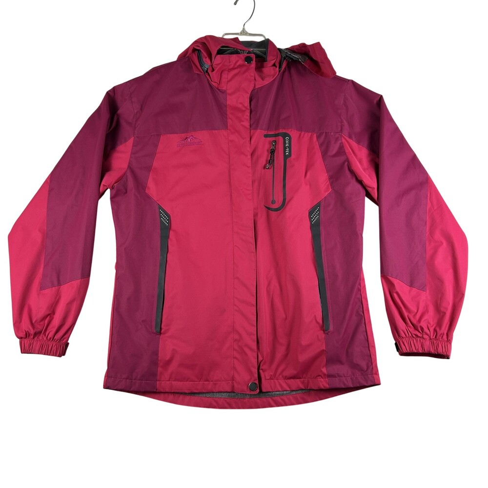 Diamond Candy Jacket Womens Medium Pink Hooded Waterproof Hiking Gore-Tex
